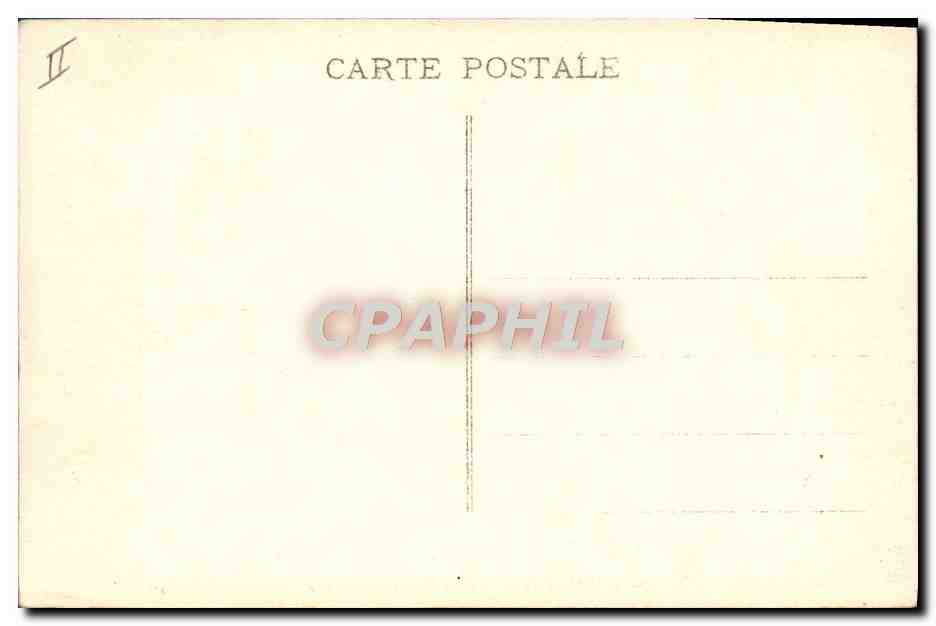 CPA Bateau Paquebot par grosse mer Marseille — Verso