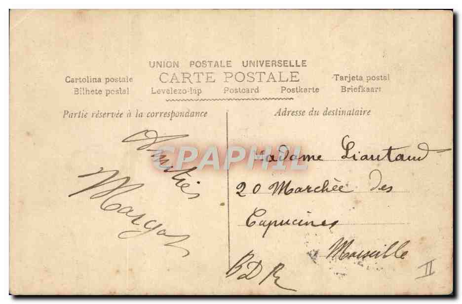 CPA Fantaisie Prenom Marie — Rückseite