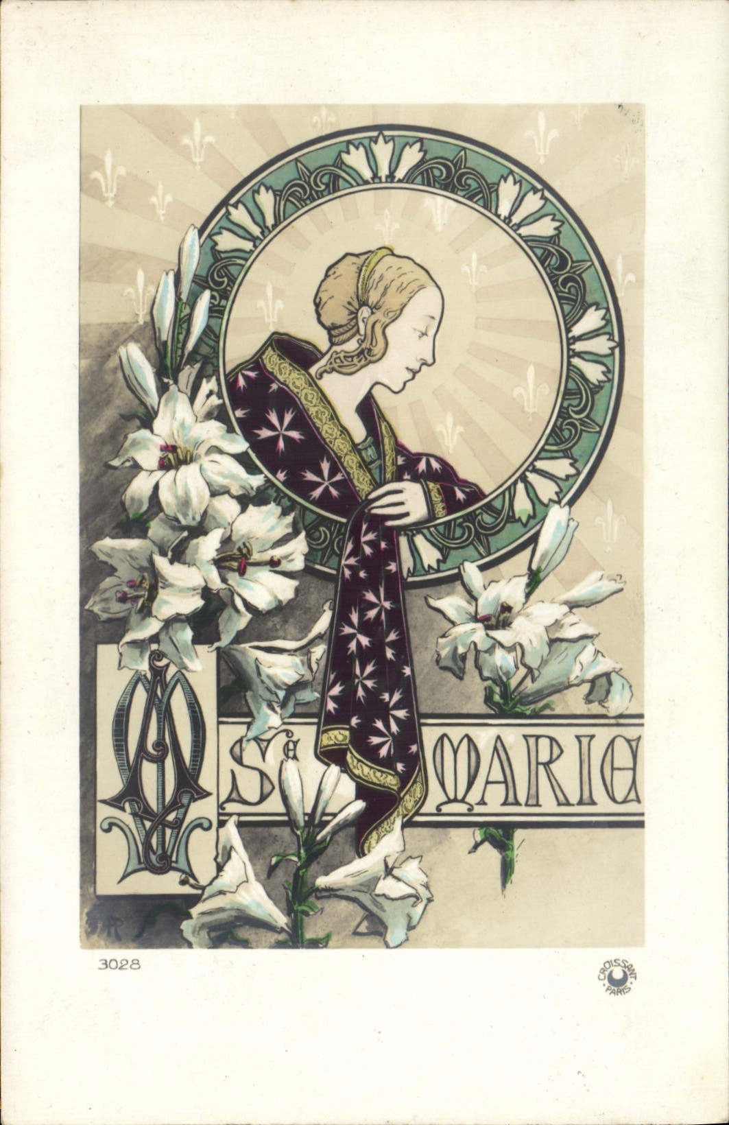 CPA Fantaisie Prenom Marie