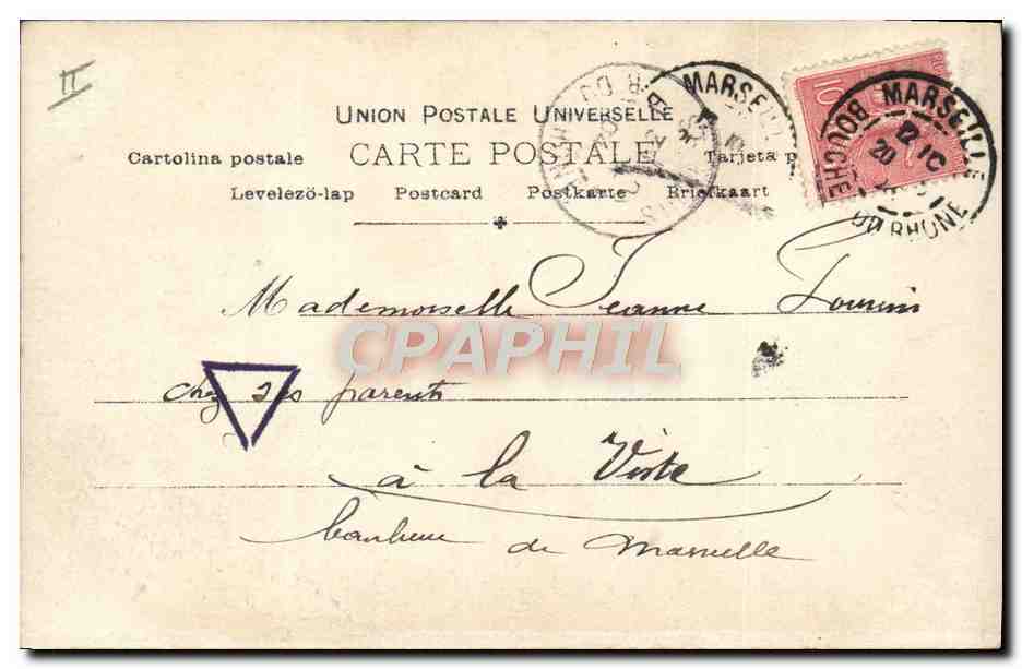 CPA Fantaisie Prenom Jeanne Enfant  — Rückseite