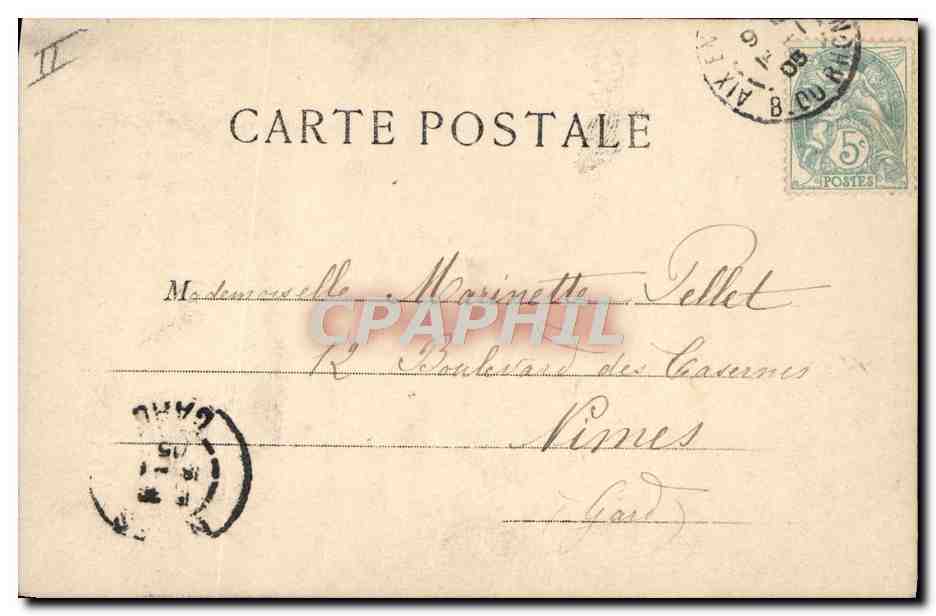 CPA Fantaisie Prenom Antoinette — Rückseite