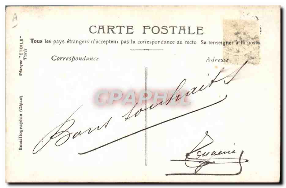 CPA Fantaisie Prenom Louise — Rückseite