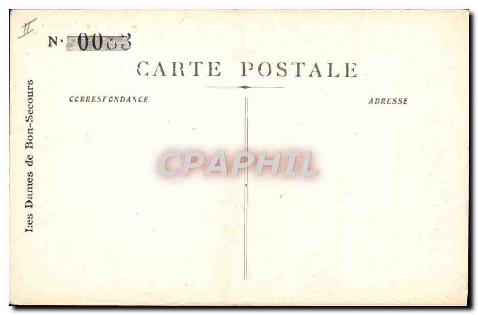 CPA Marseille Jardin zoologique — Rückseite