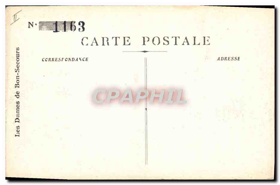 CPA Marseille Jardin zoologique — Rückseite