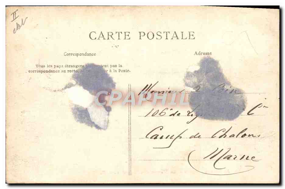 CPA Paris Jardin des Plantes La maison des singes  — Rückseite