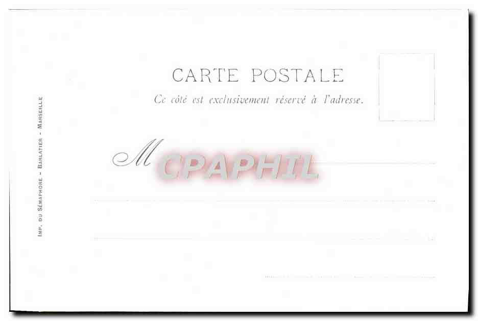 CPA Fantaisie Illustrateur Casimir Raymond Marseille La jetee — Rückseite