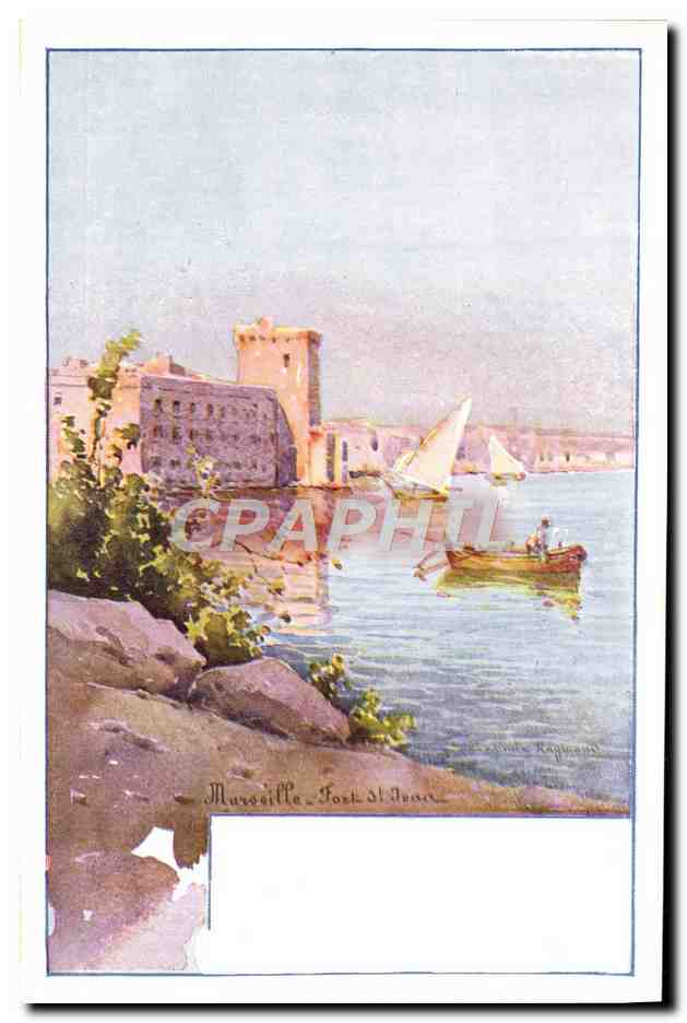 CPA Fantaisie Illustrateur Casimir Raymond Marseille Fort St Jean