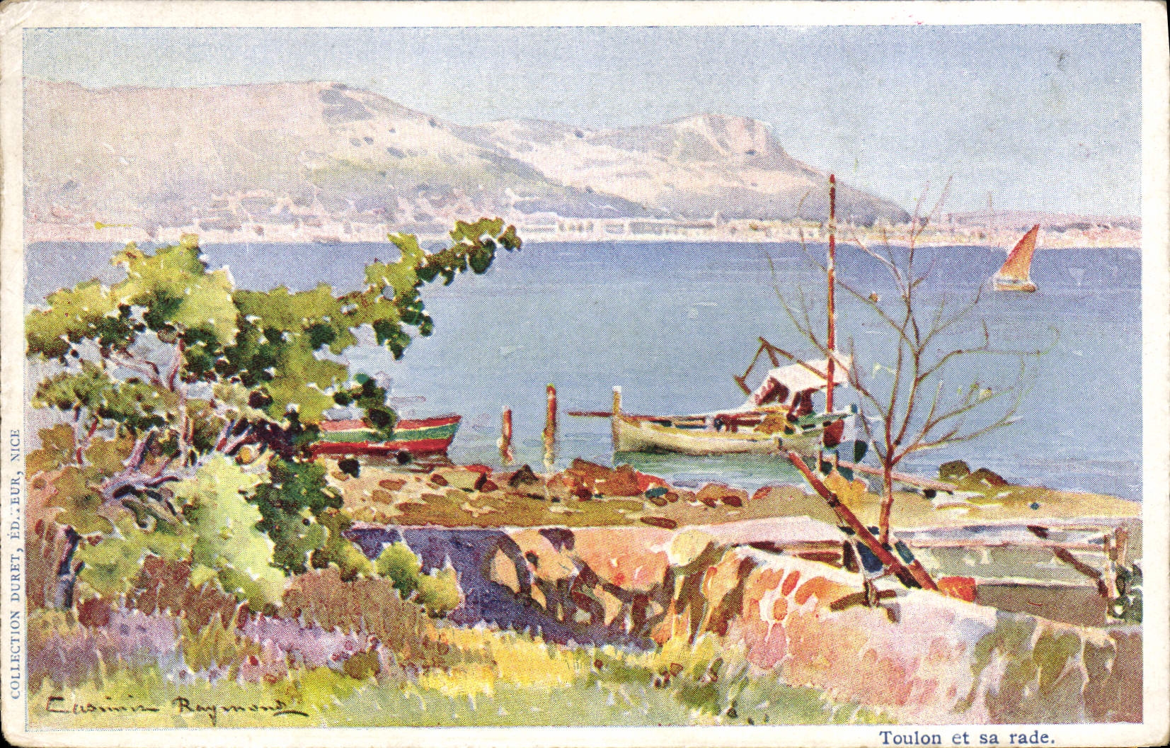Toulon et sa rade — vue maritime — Éditeur: Collection Duret, Nice