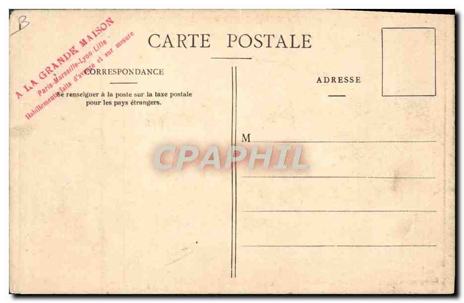 CPA Fantaisie Illustrateur Toulon Un coin du port Bateaux Casimir Raymond  — Rückseite
