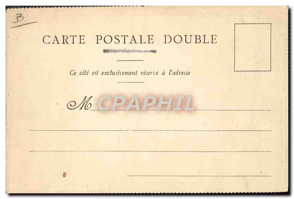 CPA Fantaisie Illustrateur Casimir Raymond Toulon et sa rade — Rückseite