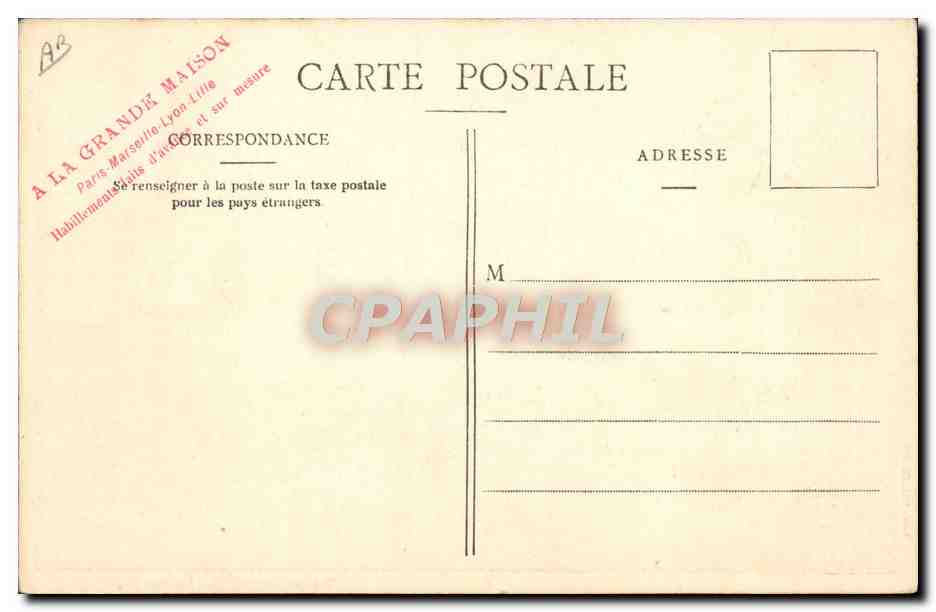 CPA Fantaisie Illustrateur Casimir Raymond Monte Carlo La casino Monaco — Rückseite
