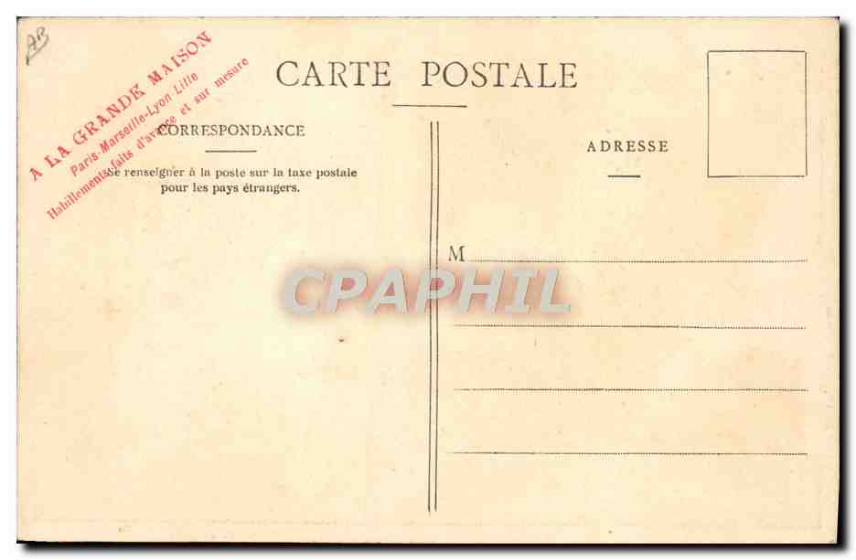 CPA Fantaisie Illustrateur Casimir Raymond Toulon et sa rade — Rückseite