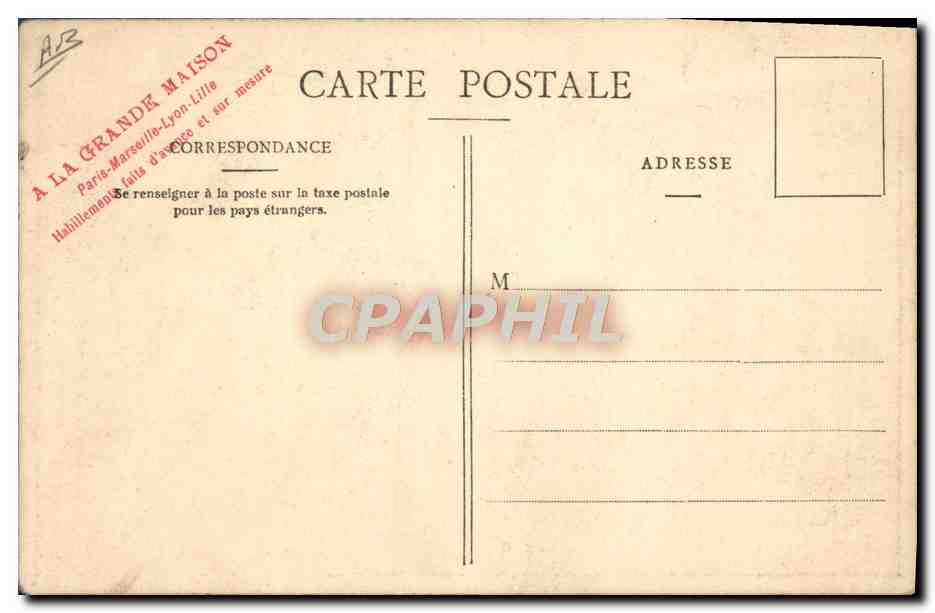 CPA Fantaisie Illustrateur Casimir Raymond Cannes Le Mont Chevalier  — Rückseite