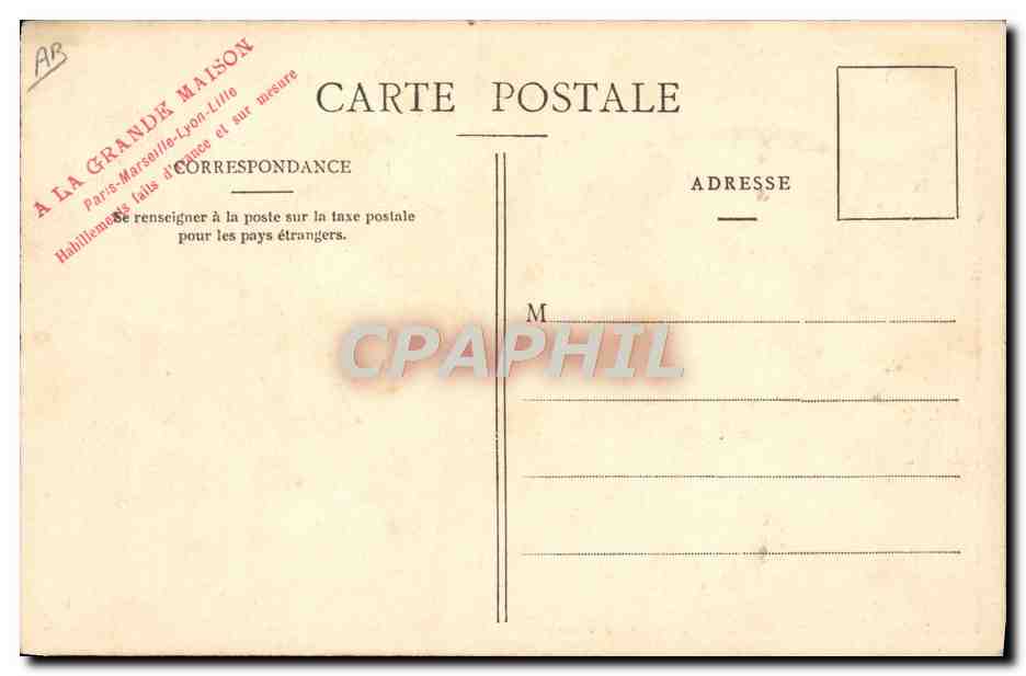CPA Fantaisie Illustrateur Casimir Raymond Nice Le port Bateaux — Rückseite