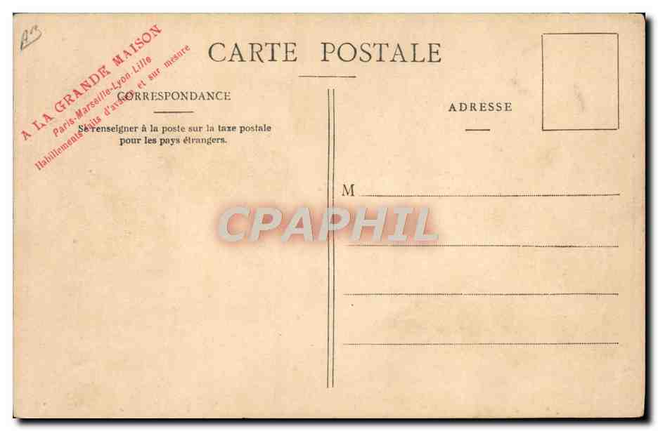CPA Fantaisie Illustrateur Casimir Raymond Nice Le Paillon  — Rückseite