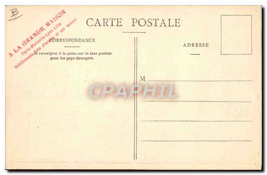 CPA Fantaisie Illustrateur Casimir Raymond Toulon et sa rade — Rückseite