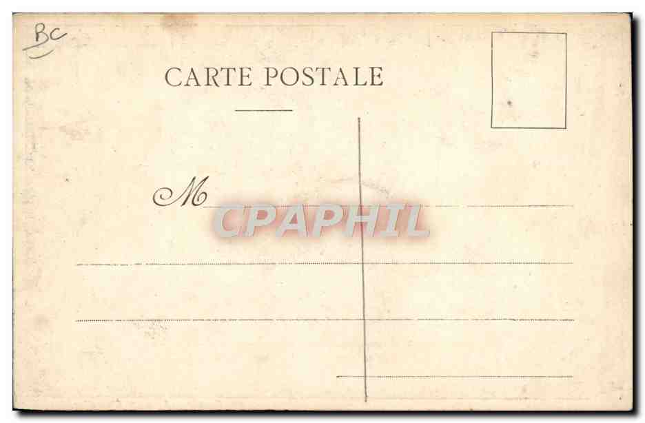Cannes — Der Mont Chevalier — Zeichnung von Casimir Raymonde — Rückseite