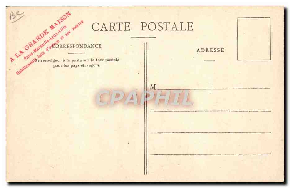 CPA Fantaisie Illustrateur Casimir Raymond Menton Le port Bateau Peche Pecheur  — Rückseite