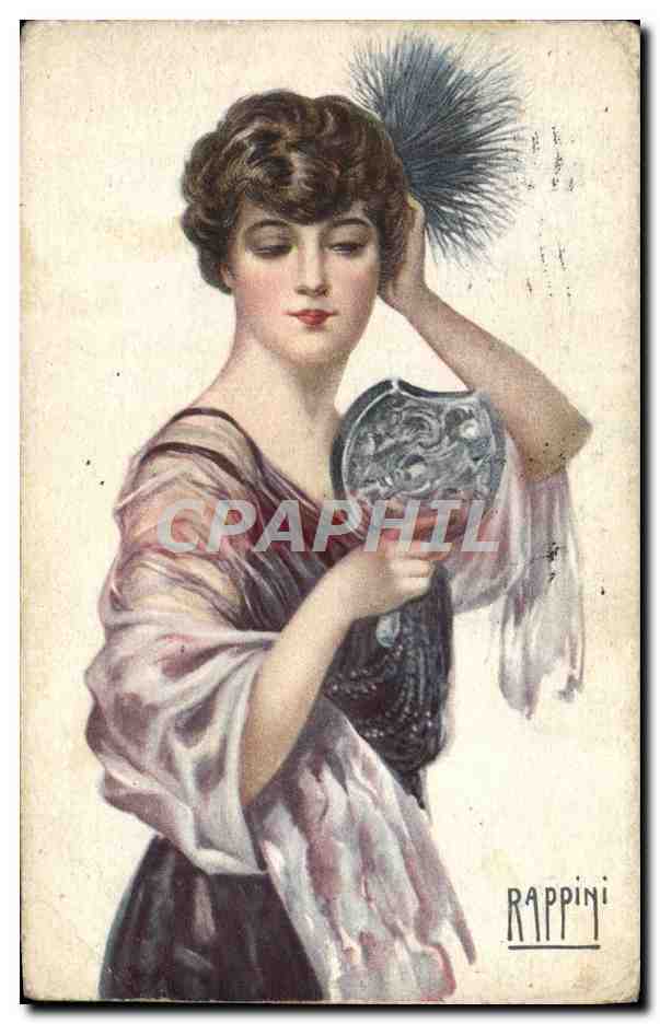 CPA Fantaisie Illustrateur Rappini Femme