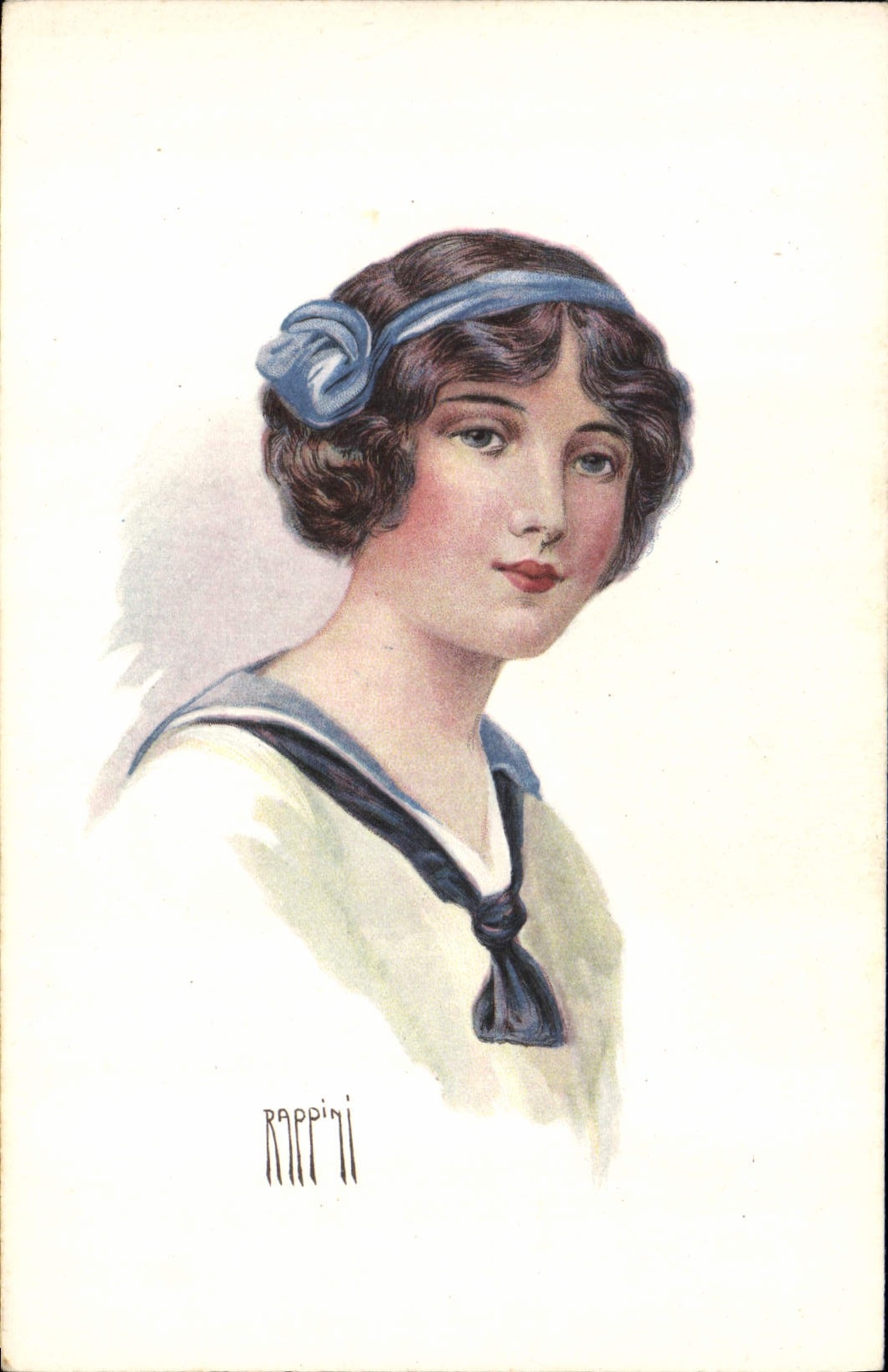CPA Fantaisie Illustrateur Rappini Femme 