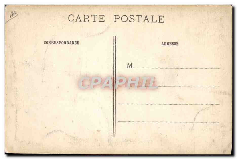 Gevangenen van oorlog die Chalons-sur-Marne oversteken — Gevechten van Ville-sur-Tourbe — Imp. Baudinière, Nanterre, n°562 — Achterkant