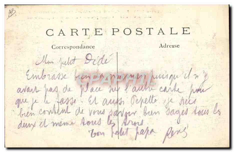 Kamp Loëtqidam — Keuken van Duitse gevangenen — J. C. Paris, n° 505 — Achterkant