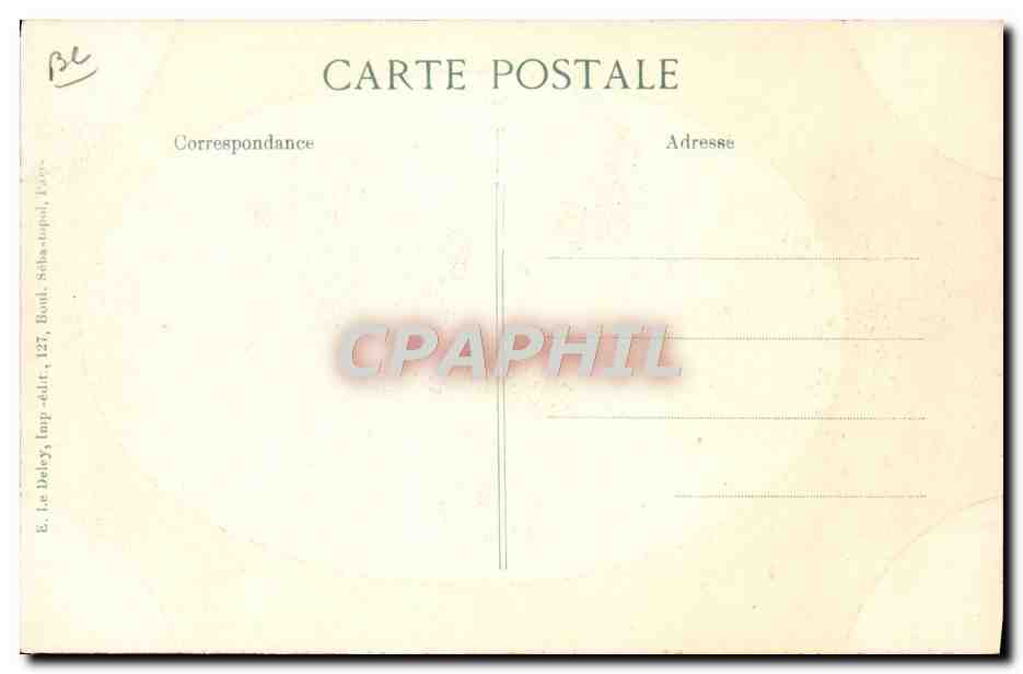 Prisonniers Allemands — 1914 — Édition E. Le Deley, 12e série — Verso