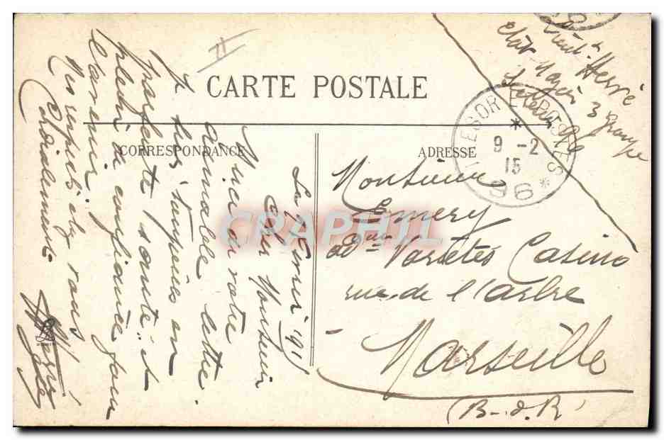 CPA Militaria Convoi de prisonniers allemands  — Rückseite