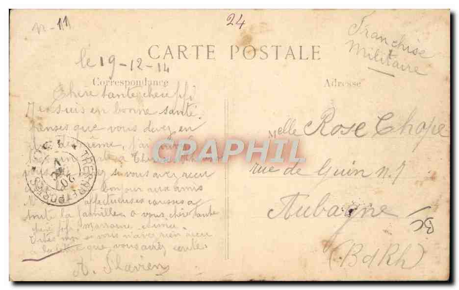 Prigionieri Tedeschi a Reims — La Guerra del 1914 — L. C. H. Parigi — Verso