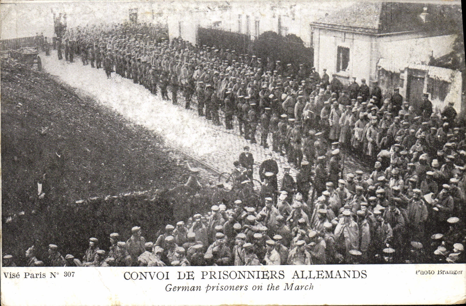 Convoglio di prigionieri tedeschi — Visé Paris N° 307 — Foto Braunger