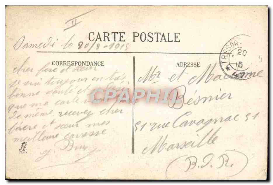 CPA Militaria Convoi de prisonniers allemands  — Rückseite