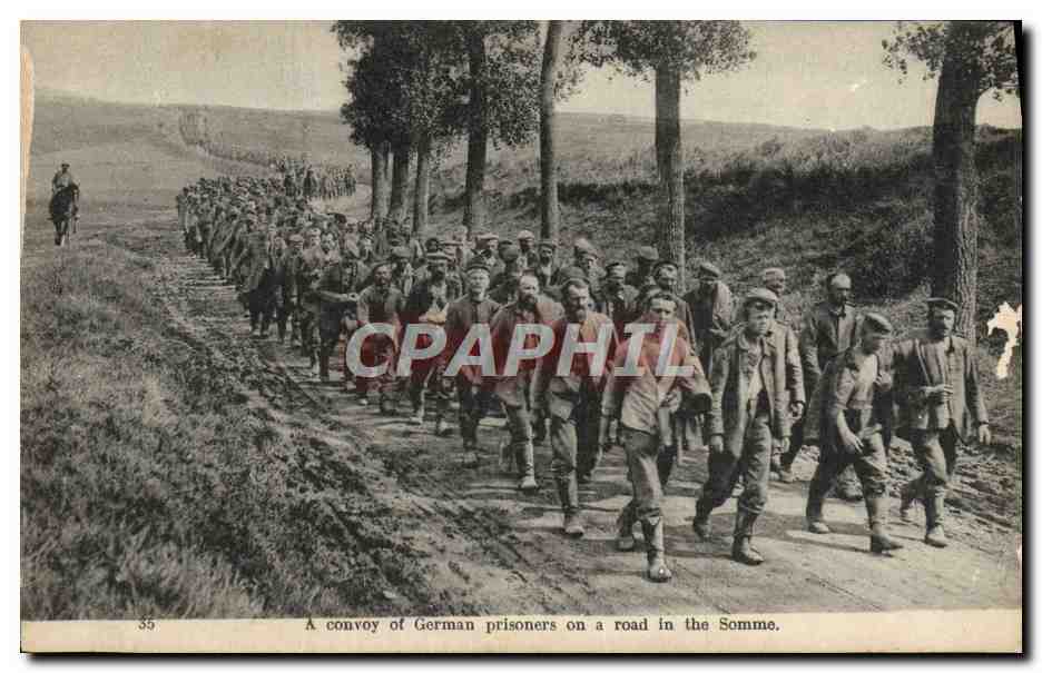 Convoy de prisonniers allemands — route de la Somme — n°35