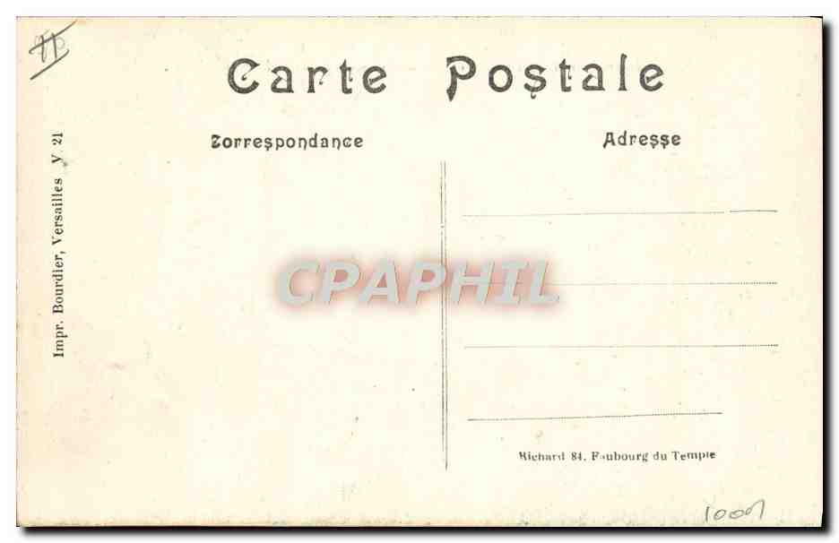 Interrogatorio de prisioneros alemanes en Alta Alsacia — La Gran Guerra 1914-15 — A.R. — n°334 — Reverso