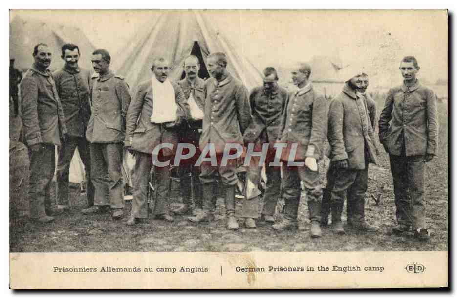 Prisonniers Allemands au camp Anglais — E. Le Dery, Paris, n° 12