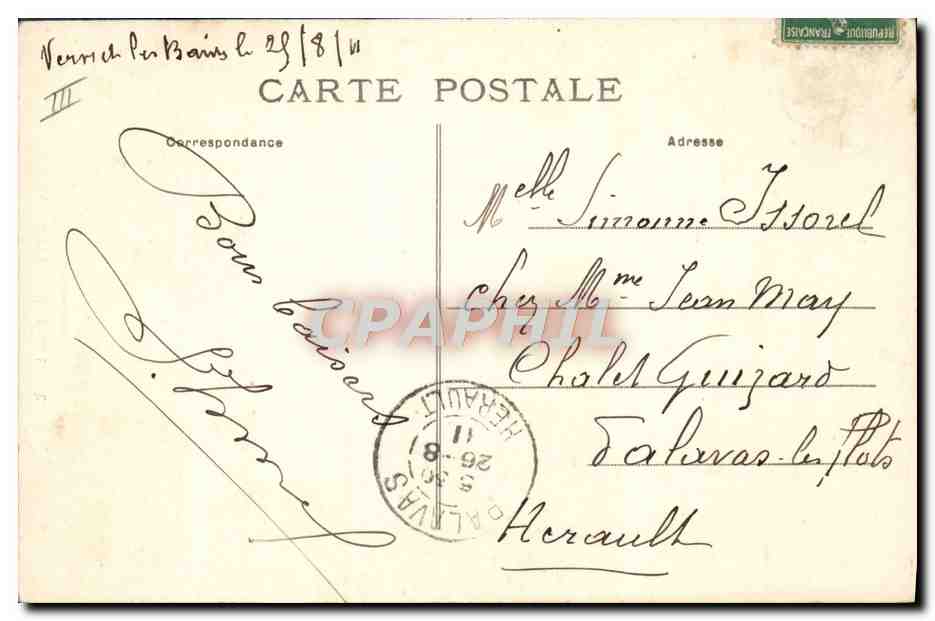 CPA Folklore Types de catalanes  — Verso
