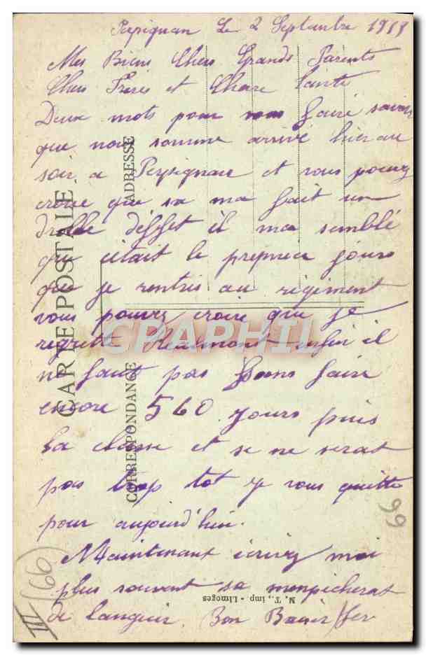 CPA Folklore Types catalans Velo Cycle  — Verso