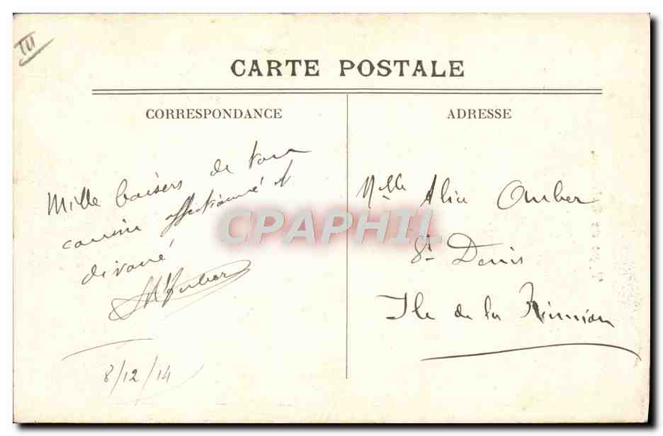 CPA Folklore Type de Catalane  — Verso