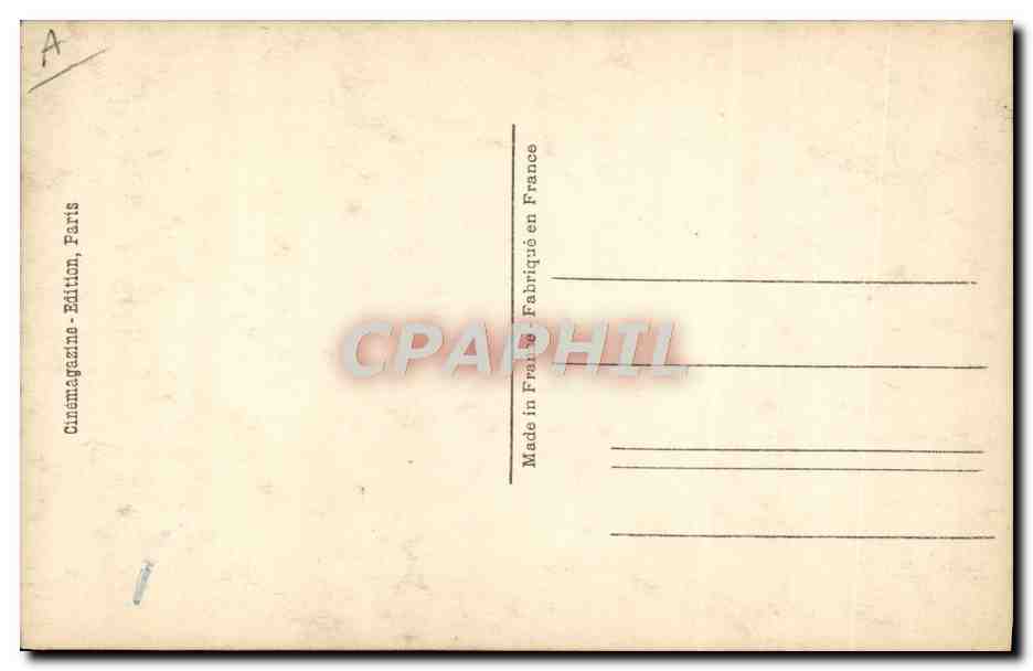 CPM Cinema Ronald Colman Barbara fille du desert — Back