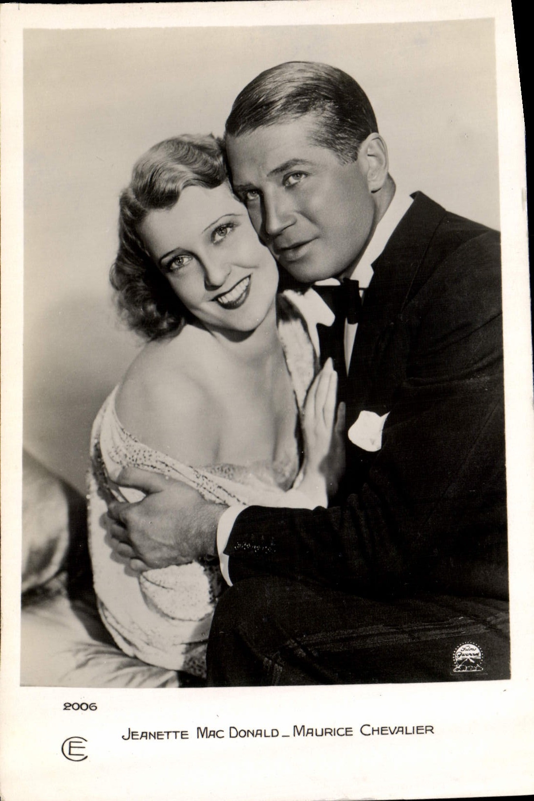 CPM Cinema Jeanette Mac Donald Maurice Chevalier