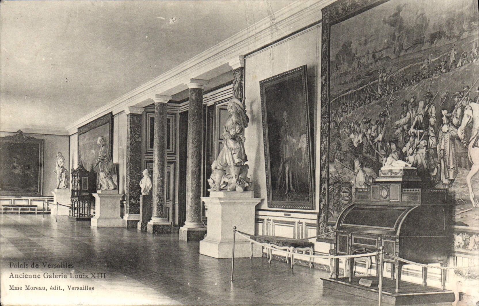 CPA Versailles Ancienne Galerie Louis XIII