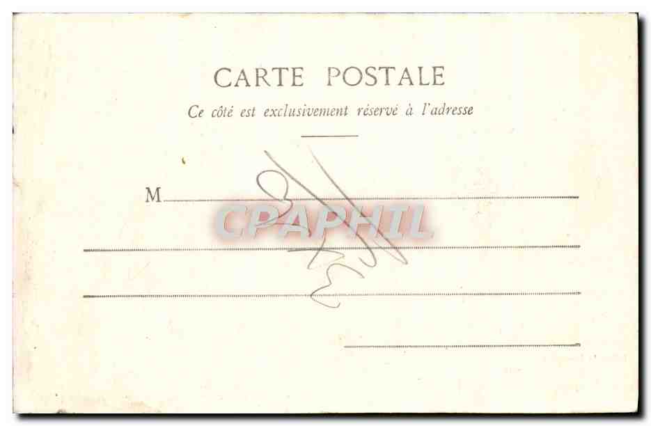 CPA Versailles Ancienne Galerie Louis XIII — Verso
