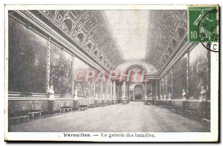 CPA Versailles La Galerie Des Batailles