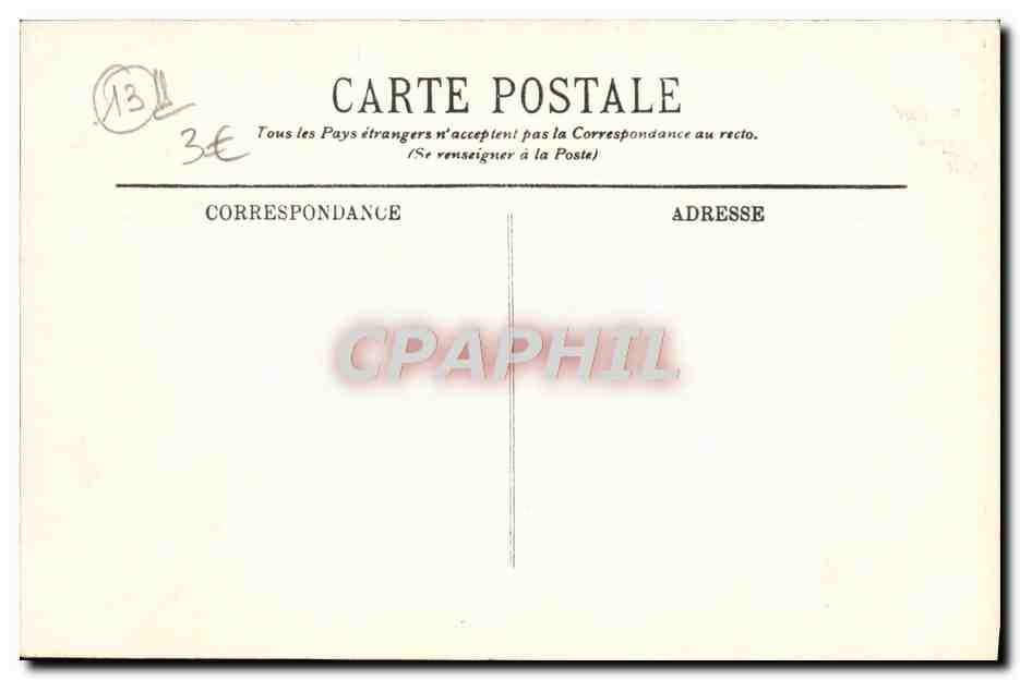 CPA Marseille Abbaye De Saint Victor — Rückseite