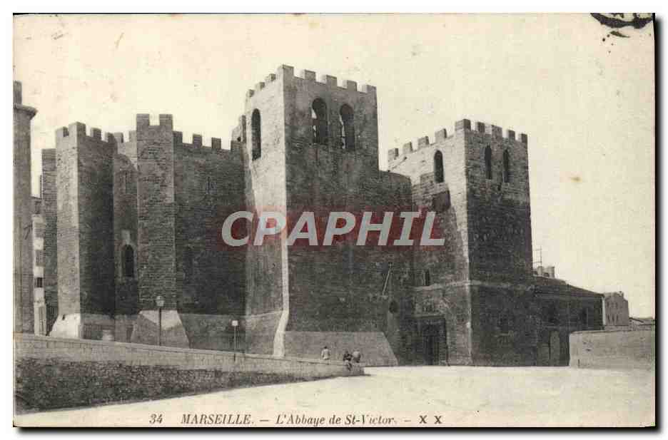 CPA Marseille Abbaye De Saint Victor