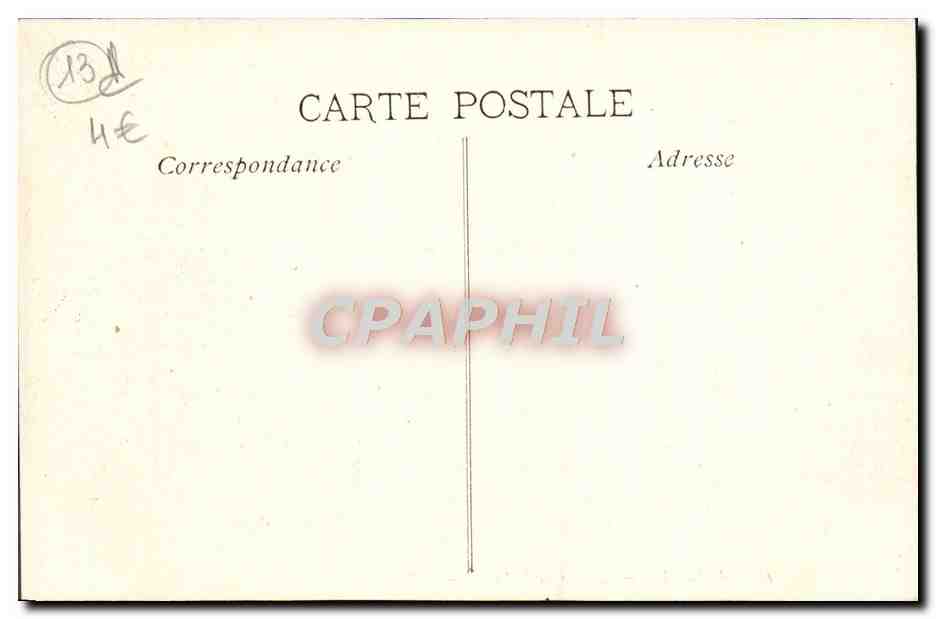 CPA Marseille Abbaye De Saint Victor — Rückseite