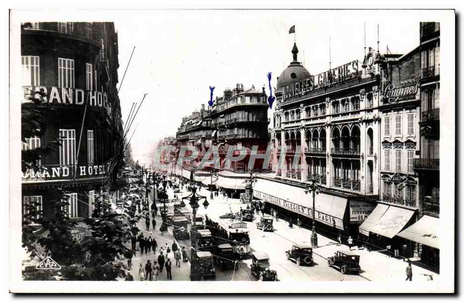 CPA Marseille La Canebiere