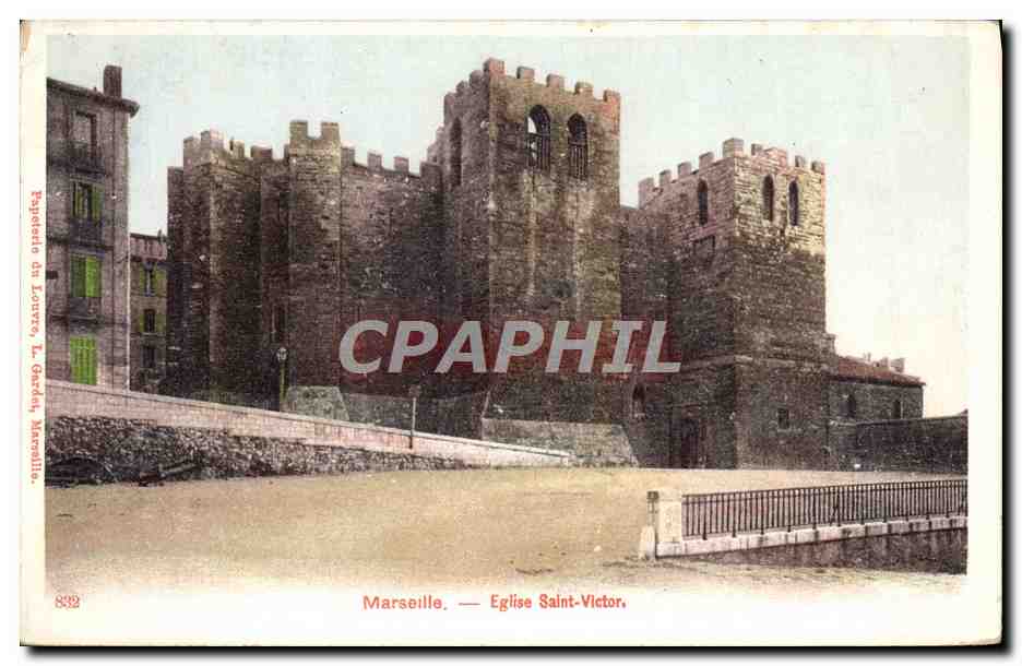 CPA Marseille Eglise Saint Victor