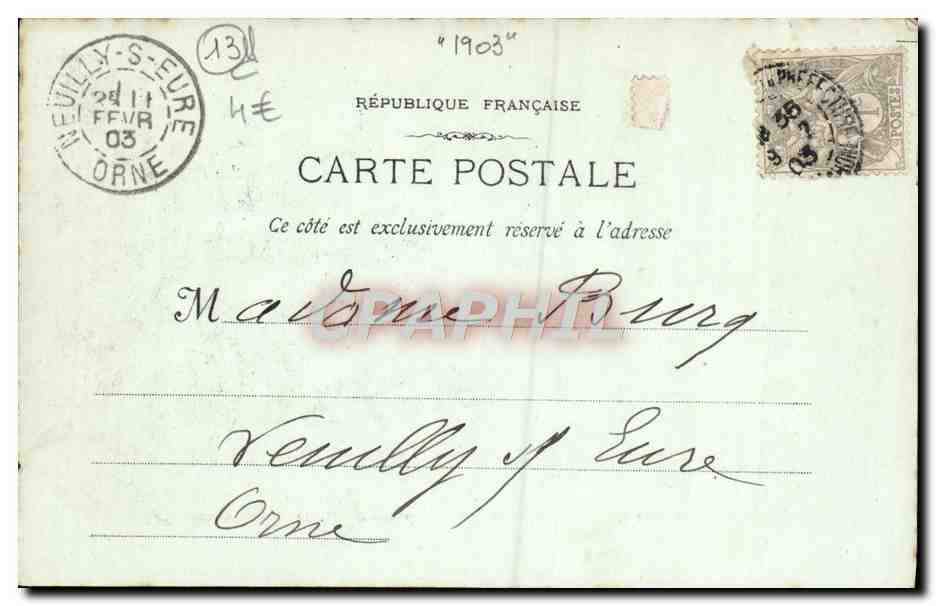 CPA Marseille Vue Generale Prise De ND de La Garde — Verso