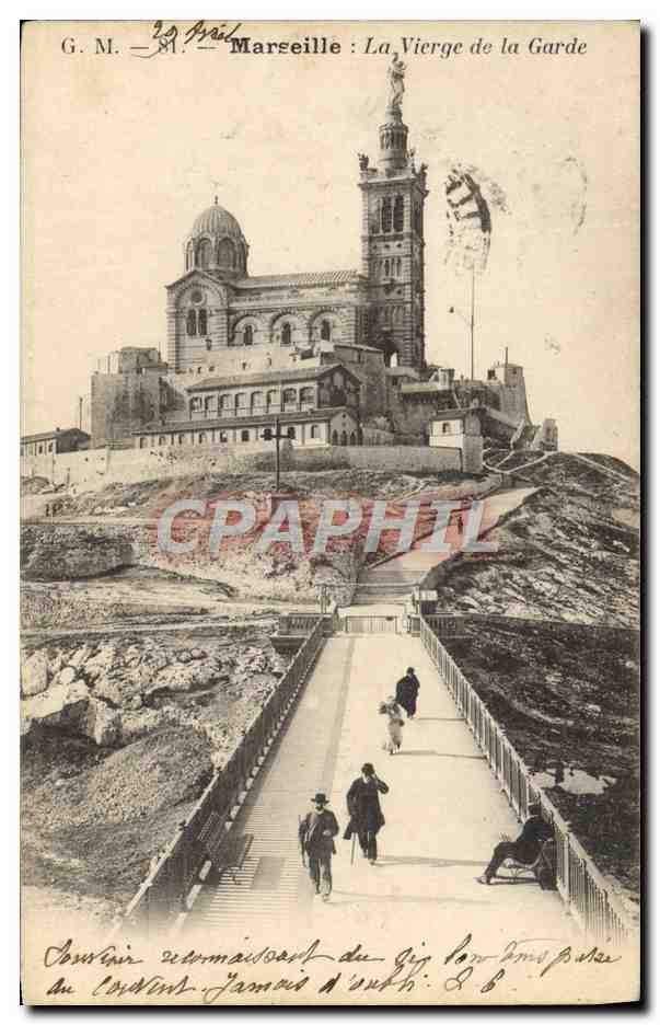 CPA Marseille La Vierge De La Garde