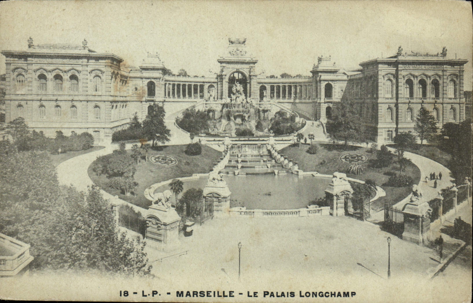 CPA Marseille Le Palais Longchamp